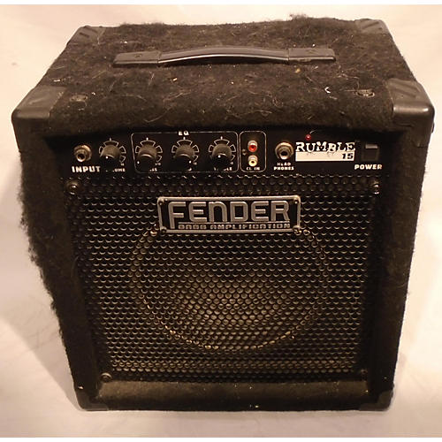 Used Fender Rumble 15 15W 1X8 Bass Combo Amp Guitar Center