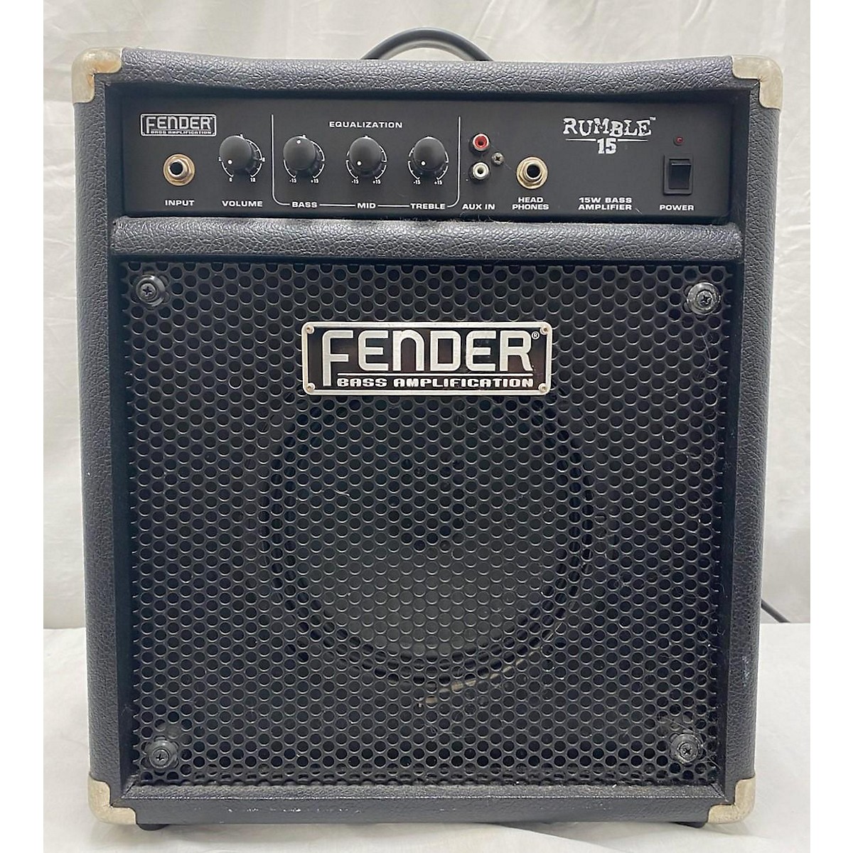 Used Fender Rumble 15 15w 1x8 Bass Combo Amp Guitar Center