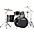 Yamaha Rydeen 5-Piece Shell Pack With 22" Bass Drum Black Glitter