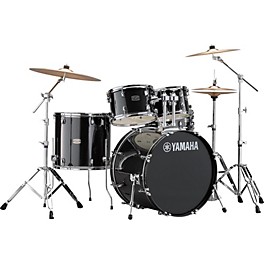 Blemished Yamaha Rydeen 5-Piece Shell Pack With 22" Bass Drum Level 2 Black Glitter 197881316600