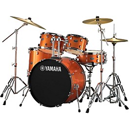 Yamaha Rydeen 5-Piece Shell Pack With 22" Bass Drum Orange Glitter