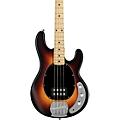 Sterling by Music Man S.U.B. StingRay RAY4 Maple Fingerboard Electric Bass Guitar - Satin Vintage Sunburst Black Pickguard
