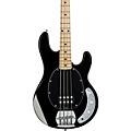 Sterling by Music Man S.U.B. StingRay RAY4 Maple Fingerboard Electric Bass Guitar Black Black Pickguard