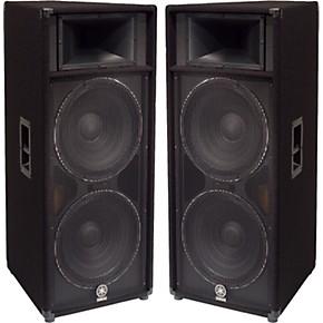 yamaha dual 15 speakers