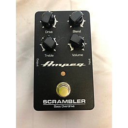 Used Ampeg SCRAMBLER BASS OVERDRIVE Effect Pedal