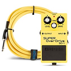 SD-1 Super Overdrive Pedal Color Kit With Cable - Yellow