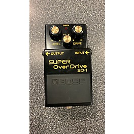 Used BOSS SD1 Super Overdrive 40th Anniversary Effect Pedal