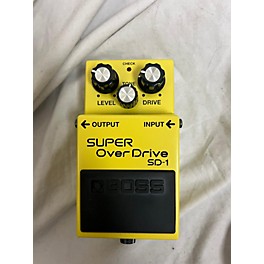 Used BOSS SD1 Super Overdrive Effect Pedal
