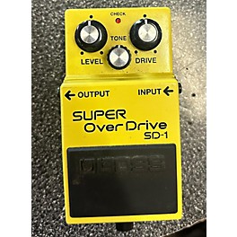 Used BOSS SD1 Super Overdrive Effect Pedal