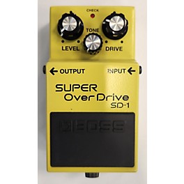 Used BOSS SD1 Super Overdrive Effect Pedal