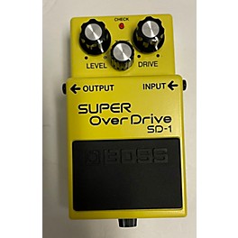 Used BOSS SD1 Super Overdrive Effect Pedal