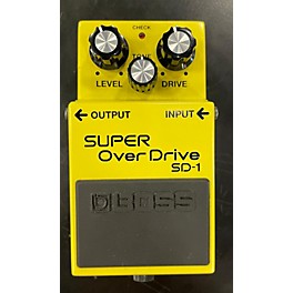 Used BOSS SD1 Super Overdrive Effect Pedal