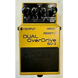 Used BOSS SD2 Dual Overdrive Effect Pedal