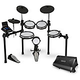 Simmons SD600 Electronic Drum Kit With Mesh Pads, Bluetooth and DA2108 Drum Set Monitor