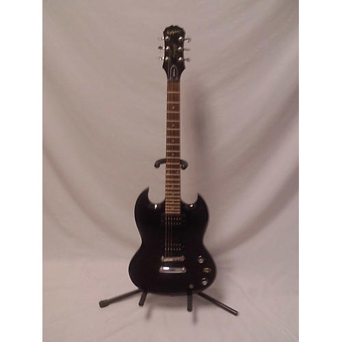 Used Epiphone SG Solid Body Electric Guitar Black Guitar Center