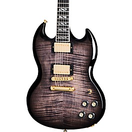 Gibson SG Supreme Electric Guitar Translucent Ebony Burst