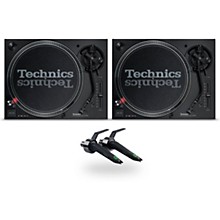 Technics SL-1200MK7 Direct Drive Turntable Pair with Ortofon Concorde Mix Cartridge Twin Pack