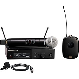 Shure SLXD124/85M Combo System With SM58 & WL185M