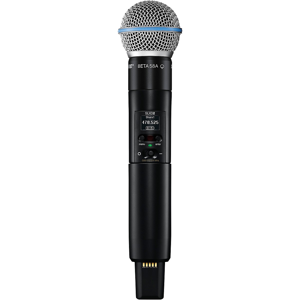 Shure SLXD2/B58 Handheld Wireless Transmitter with BETA 58A Capsule ...
