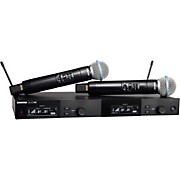 SLXD24D/B58 Dual Wireless Vocal Microphone System With BETA 58 Band G58