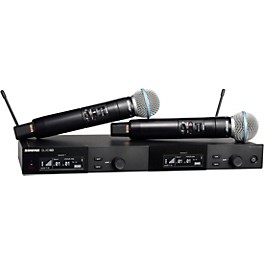 Shure SLXD24D/B58 Dual Wireless Vocal Microphone System With BETA 58 Band G58