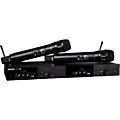 Shure SLXD24D/N8C Dual-Channel Digital Wireless Handheld Microphone System with Nexadyne 8/C Cardioid Capsu... Band J52 Black