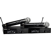SLXD24D/SM58 Dual-Channel Wireless Vocal Microphone System With SM58 Band H55