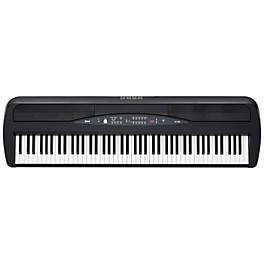 Open Box KORG SP-280 88-Key Digital Piano with Stand Level 1 Black