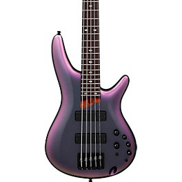 Ibanez SR505E 5-String Electric Bass Guitar Black Aurora Burst