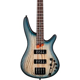Ibanez SR600E 4-String Electric Bass Guitar Cosmic Blue Starburst Flat