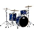 DW SSC Collector's Series 3-Piece FinishPly Shell Pack With Chrome Hardware Blue Moonstone
