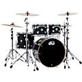 DW SSC Collectors Series 4-Piece Finish Ply Shell Pack With 22" Bass Drum Ebony Satin Oil