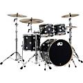 DW SSC Collectors Series 4-Piece Finish Ply Shell Pack With 22" Bass Drum Grey Crystal Chrome Hardware
