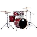 DW SSC Collectors Series 4-Piece Satin Oil Shell Pack With 20" Bass Drum Cherry Satin Oil