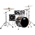 DW SSC Collectors Series 4-Piece Satin Oil Shell Pack With 20" Bass Drum Ebony Satin Oil