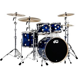 DW SSC Collectors Series 4-Piece Satin Oil Shell Pack With 22" Bass Drum