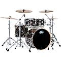 DW SSC Collectors Series 4-Piece Satin Oil Shell Pack With 22" Bass Drum Smoke Glass Contrail Finish Ply