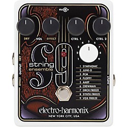 STRING9 String Ensemble and String Synthesizer Effects Pedal Black and White