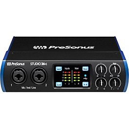 Open Box PreSonus Studio 26c USB-C 2x4 Audio/MIDI Interface