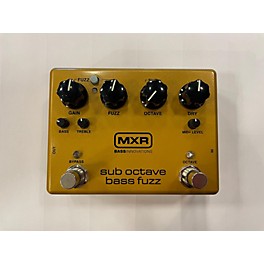 Used MXR SUB OCTAVE BASS FUZZ Bass Effect Pedal