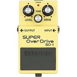 Open Box BOSS SUPER OverDrive SD-1 Pedal Level 1