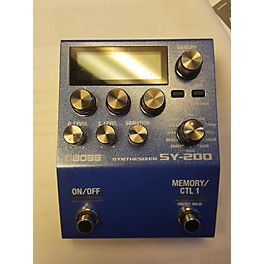 Used BOSS SY200 Guitar Synthesizer Effect Pedal