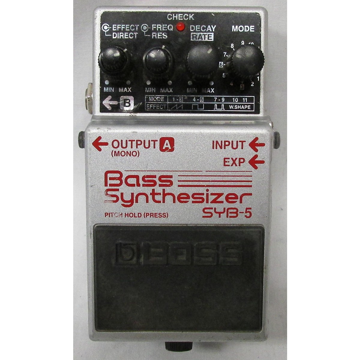 Used Boss SYB5 Bass Synth Bass Effect Pedal Guitar Center