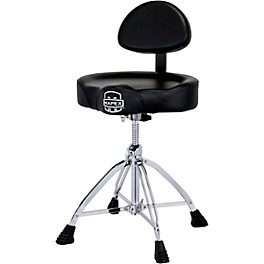 Open Box Mapex Saddle Top Drum Throne With Backrest and Double-Braced Quad Legs Level 1