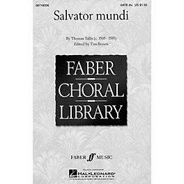 Hal Leonard Salvator Mundi (SATB divisi a cappella) SATB DV A Cappella arranged by Tim Brown