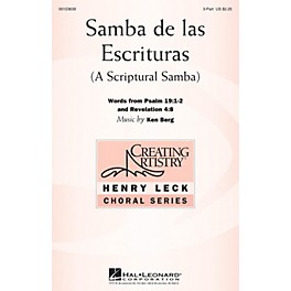 Hal Leonard Samba de las Escrituras 3 Part Treble composed by Ken Berg