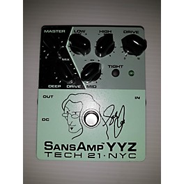 Used Tech 21 SansAmp YYZ Bass Effect Pedal