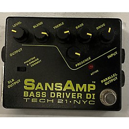 Used Tech 21 Sansamp Bass Driver DI Bass Effect Pedal