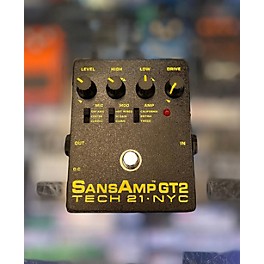 Used Tech 21 Sansamp GT2 Tube Amp Emulator Effect Pedal