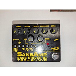 Used Tech 21 Sansamp PBDR Bass Driver DI Bass Effect Pedal